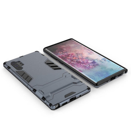 Samsung Galaxy Note 10+ (Plus) Hybrid Tough Cover with Kickstand - Blue