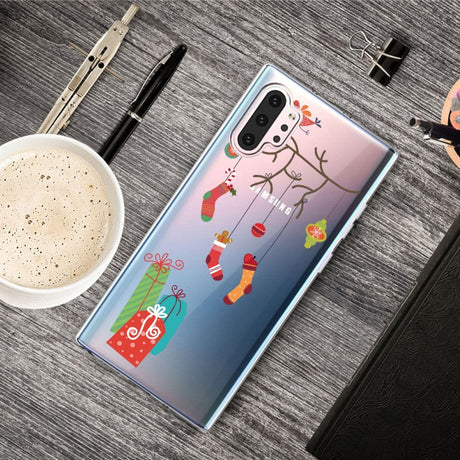 Samsung Galaxy Note 10+ (Plus) Flexible Plastic Christmas Case - Christmas Witch & Gifts