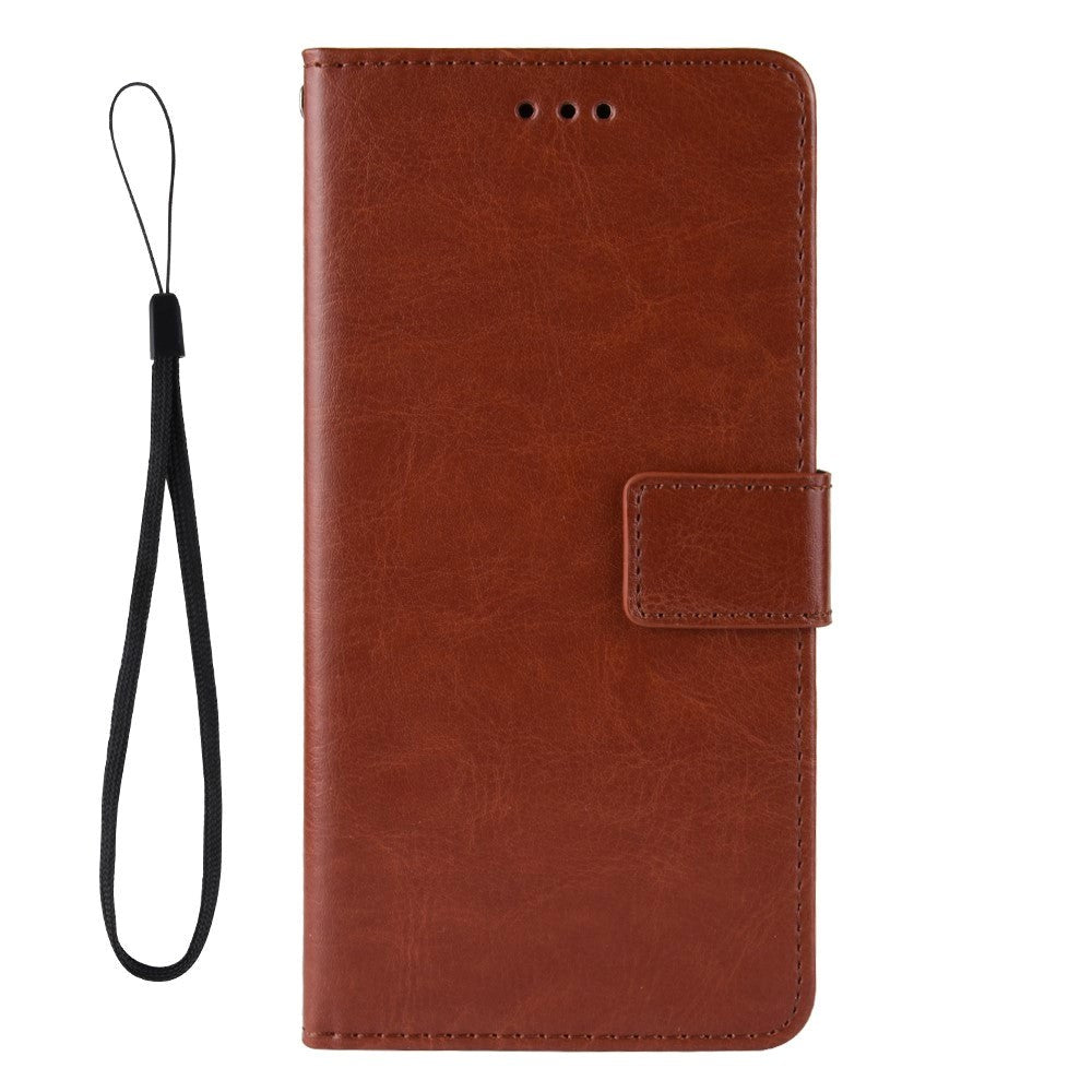 Samsung Galaxy A51 Leather Wallet Case & Strap - Brown