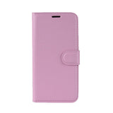 Samsung Galaxy A71 Litchi Leather Flip Case w. Wallet - Pink