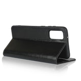 EIDERWOOD Samsung Galaxy S20 Faux Leather Flip Case with Cardholder & Stand Function - Black
