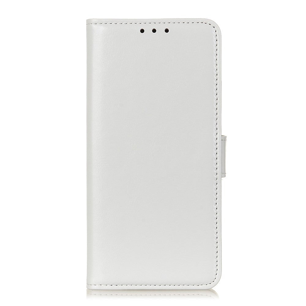 Samsung Galaxy XCover Pro Horse Leather Stand Wallet Case - White