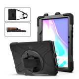 Samsung Galaxy Tab Active Pro Tough Case w. 360⁰ Foot & Shoulder Strap - Black