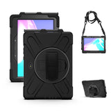 Samsung Galaxy Tab Active Pro Tough Case w. 360⁰ Foot & Shoulder Strap - Black