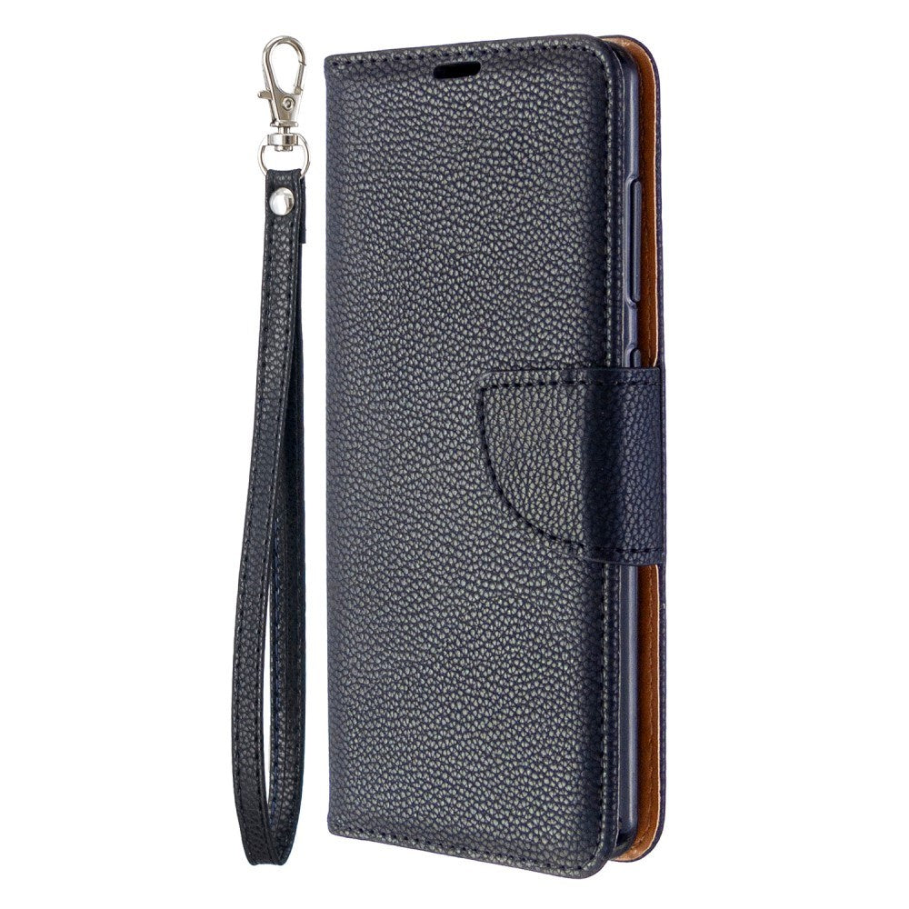 EIDERWOOD Samsung Galaxy A41 Faux Leather Flip Case with Cardholder & Stand Function - Black