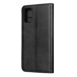 Samsung Galaxy A41 Leather Wallet Case Black