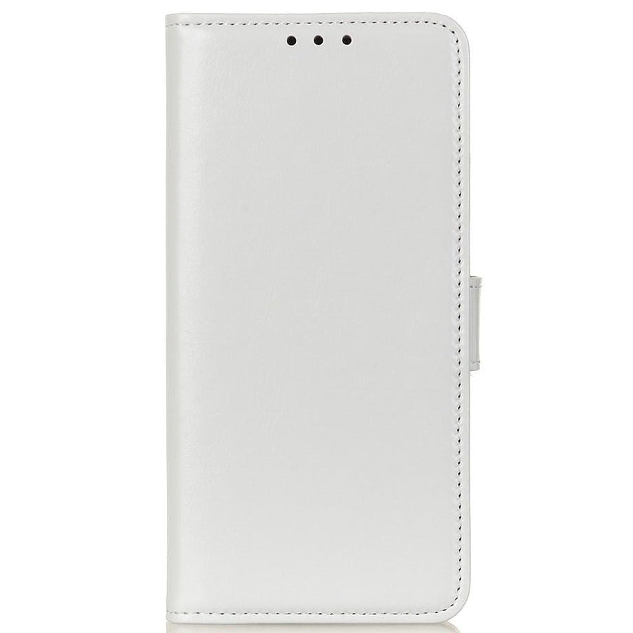 Samsung Galaxy M11 Leather Case w. Wallet - White