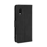 Samsung Galaxy XCover Pro Leather Case w. Detachable Card Holder - Black