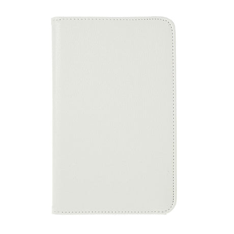 Samsung Galaxy Tab A 8.4 (2020) Litchi Leather Case w. 360 Degree Stand - White