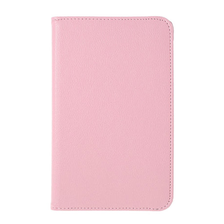 Samsung Galaxy Tab A 8.4 (2020) Litchi Leather Case w. 360 Degree Stand - Pink