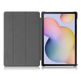 Samsung Galaxy Tab S8 / S7 Tri-Fold Leather Flip Cover - Grey