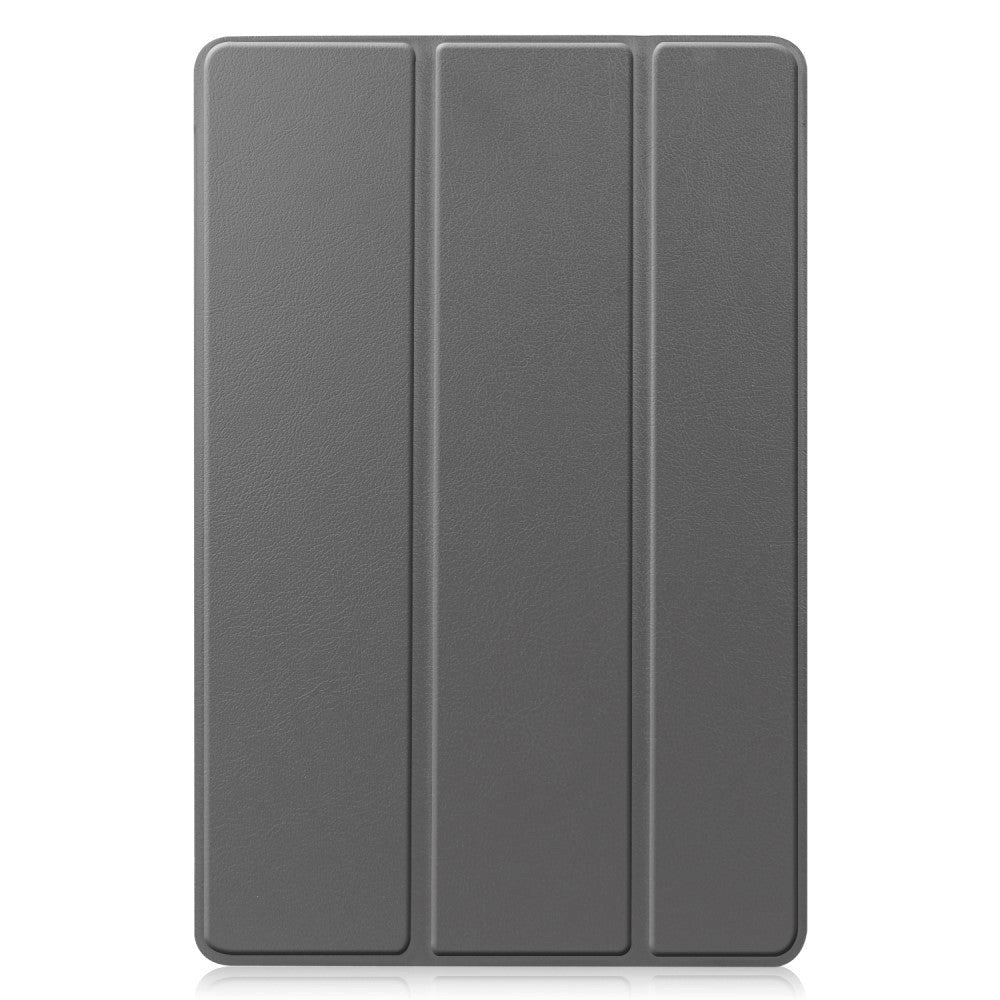 Samsung Galaxy Tab S8 / S7 Tri-Fold Leather Flip Cover - Grey