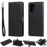 EIDERWOOD Samsung Galaxy S10 Lite 2-in-1 Faux Leather Flip Case - Black
