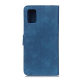 Samsung Galaxy S20 FE / S20 FE (5G) KHAZNEH Retro Leather Wallet Case - Blue