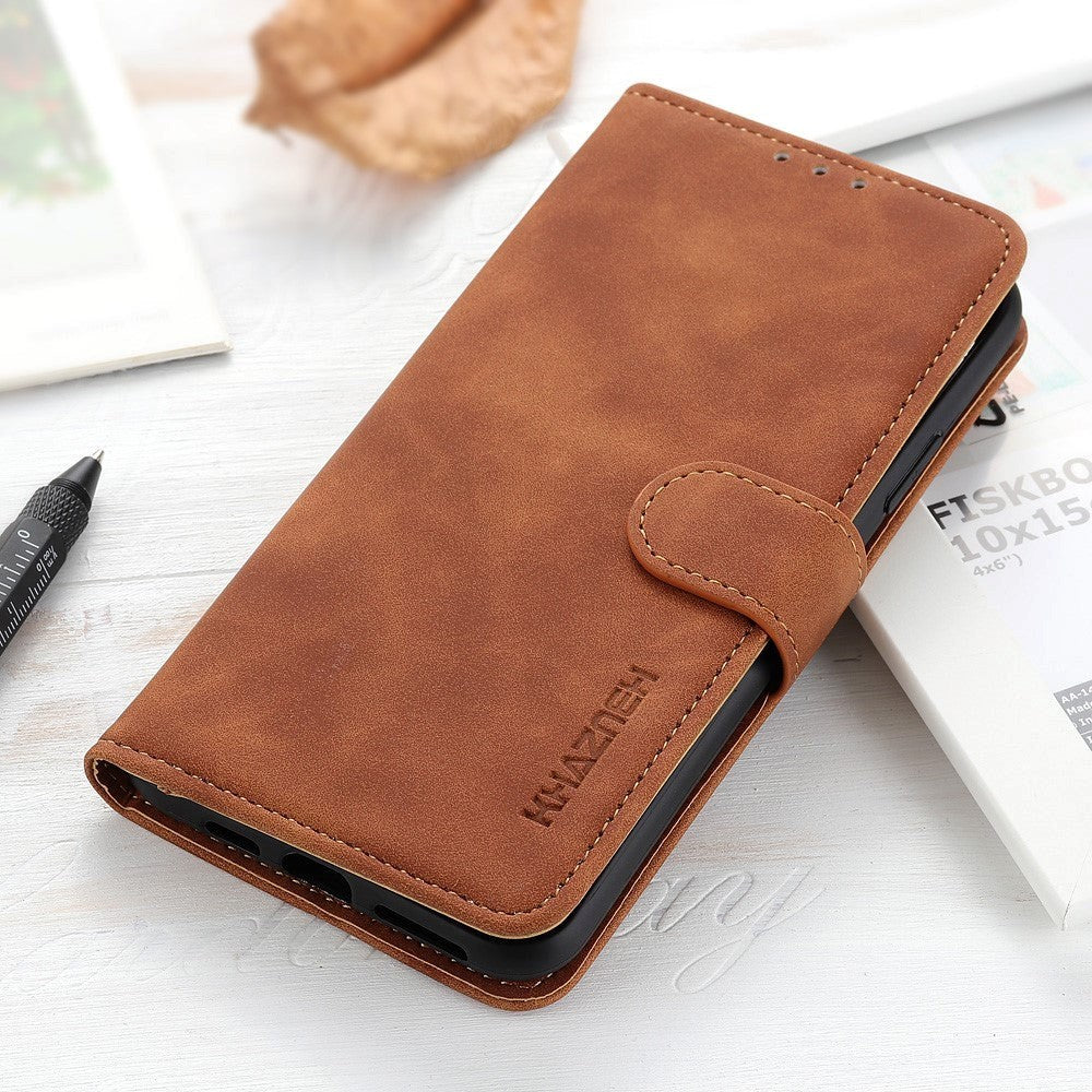 Samsung Galaxy S20 FE / S20 FE (5G) KHAZNEH Retro Leather Wallet Case - Brown