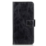 Samsung Galaxy S20 FE / S20 FE (5G) Shiny Neutral Leather Wallet Case - Black