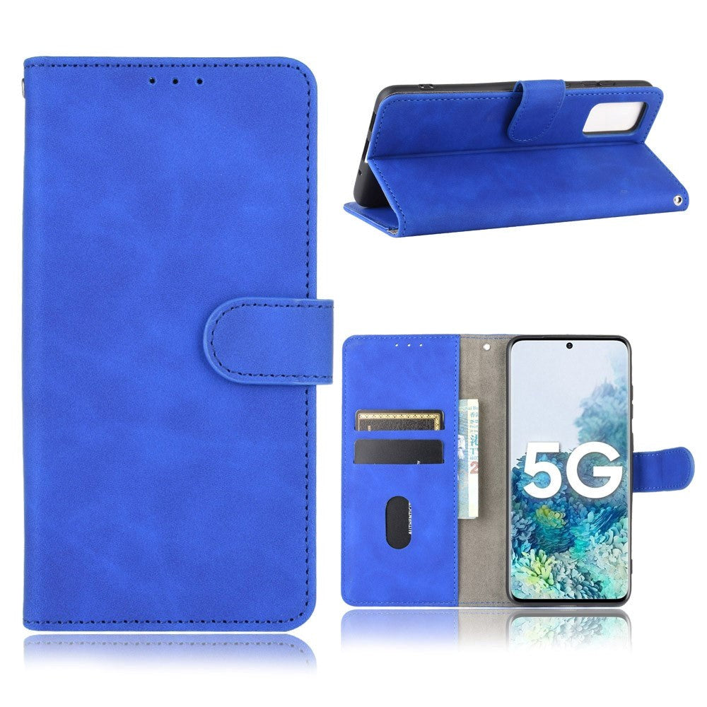 Samsung Galaxy S20 FE / S20 FE (5G) Soft Leather Wallet Case - Blue