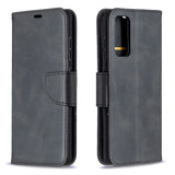 EIDERWOOD Samsung Galaxy S20 FE / S20 FE (5G) Faux Leather Flip Case with Stand & Wallet - Black