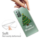 Samsung Galaxy Note 20 Flexible Plastic Christmas Case - Christmas Tree