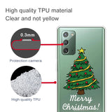 Samsung Galaxy Note 20 Flexible Plastic Christmas Case - Christmas Tree