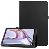 Samsung Galaxy Tab A7 10.4" (2022 / 2020) EIDERWOOD Litchi Tablet Cover with Stand Function - Black