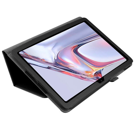 Samsung Galaxy Tab A7 10.4" (2022 / 2020) EIDERWOOD Litchi Tablet Cover with Stand Function - Black