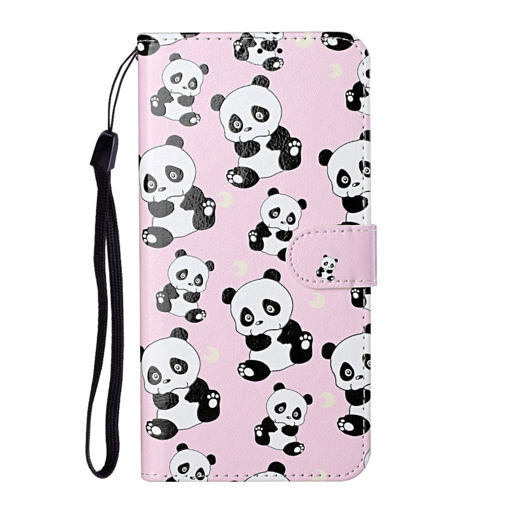 Samsung Galaxy S21+ (Plus) Leather Wallet Case - Panda bears