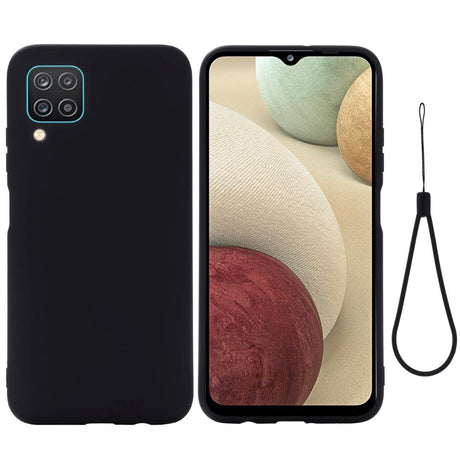 Samsung Galaxy A12 Silicone Case - Black