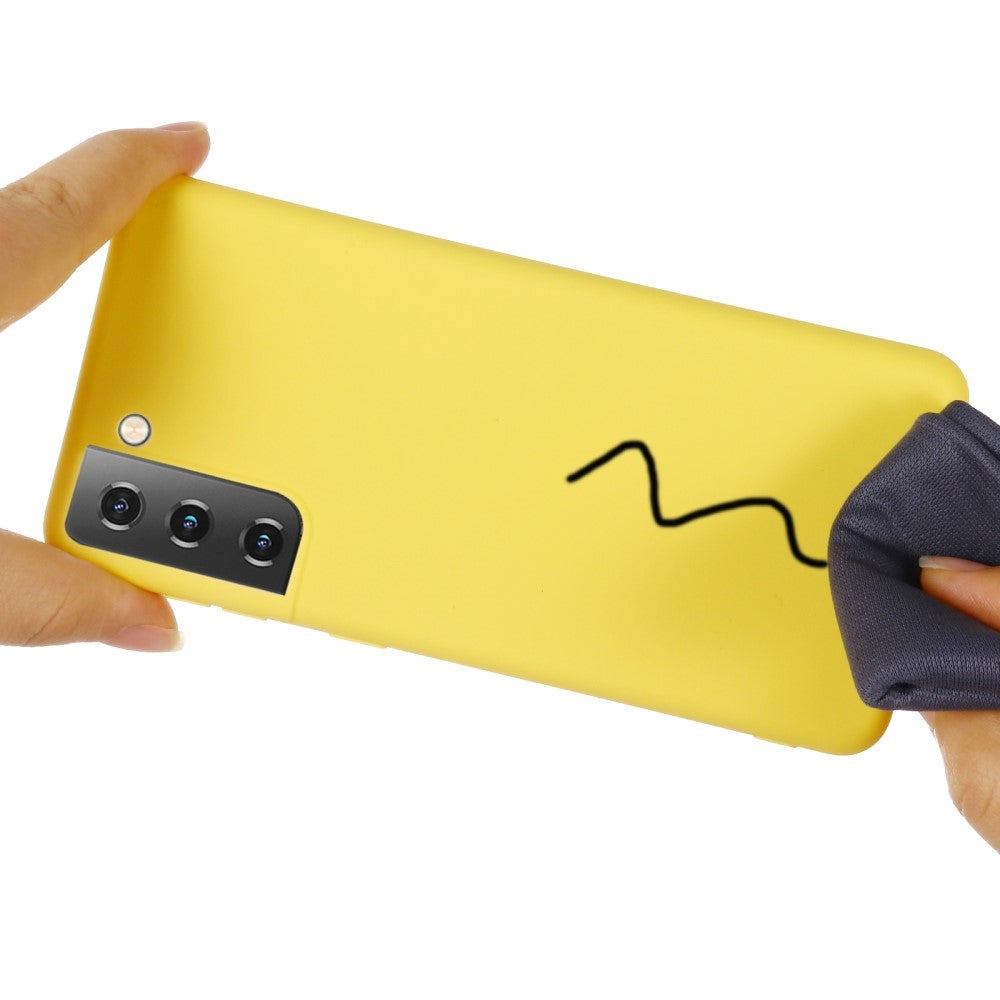 Samsung Galaxy S21 Liquid Silicone Case - Yellow