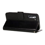 Samsung Galaxy S21 Classic Leather Wallet Case - Black