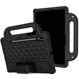 Samsung Galaxy Tab S7 Tough Case w. Pencil Holder, Strap & Shoulder Strap - Black