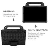 Samsung Galaxy Tab S7 Tough Case w. Pencil Holder, Strap & Shoulder Strap - Black