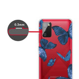 Samsung Galaxy A02s Flexible Plastic Case - Butterflies Print