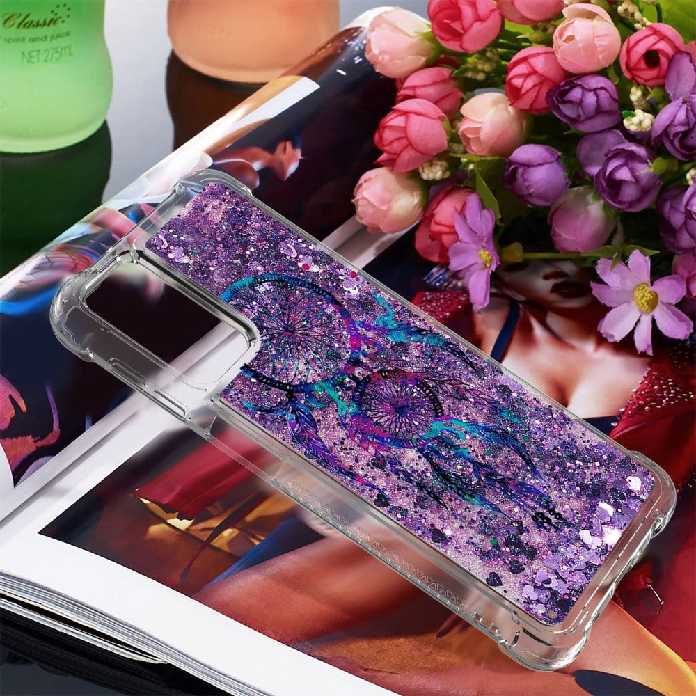 Samsung Galaxy A32 (5G) Shockproof Plastic Glitter Case - Purple Dreamcatcher