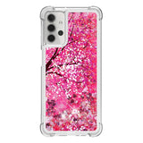 Samsung Galaxy A32 (5G) Shockproof Plastic Glitter Case - Pink Wood