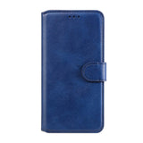 Samsung Galaxy A52s (5G) / A52 (4G / 5G) Sleek Leather Flip Case w. Card Holder & Stand Function - Blue