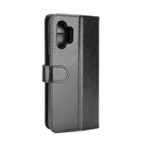 Samsung Galaxy A32 (5G) Neutral Leather Wallet Case Black