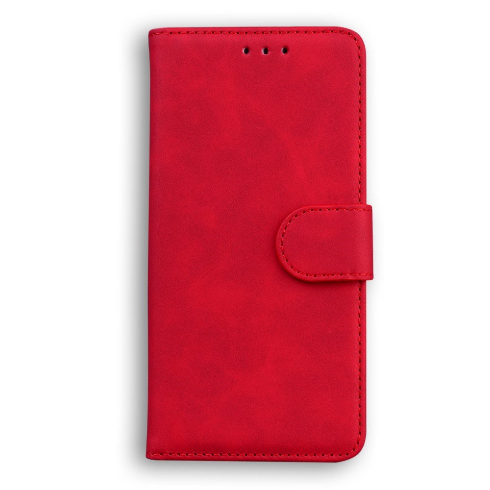 EIDERWOOD Samsung Galaxy A32 (4G) Faux Leather Flip Case with Cardholder & Stand Function - Red