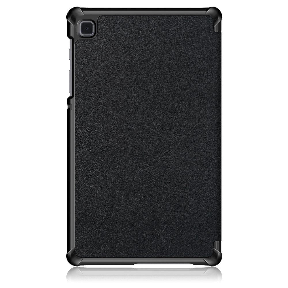 Samsung Galaxy Tab A7 Lite Tri-Fold Leather Case - Black