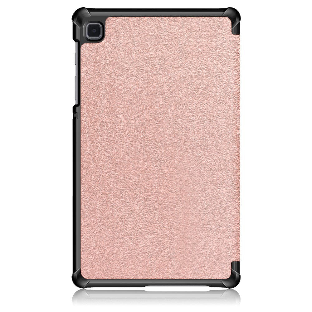 Samsung Galaxy Tab A7 Lite Tri-Fold Leather Case - Rose Gold