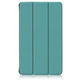 Samsung Galaxy Tab A7 Lite Tri-Fold Leather Case - Green