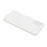 Samsung Galaxy A02's Flexible Matte Plastic Case - White