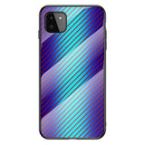 Samsung Galaxy A22 (5G) Case w. Glass back - Blue Carbon