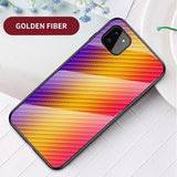 Samsung Galaxy A22 (5G) Case w. Glass back - Tricolour Carbon