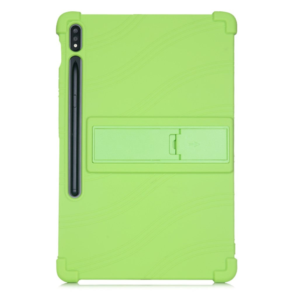 Samsung Galaxy Tab S7 Plus 12.4" Silicone Case w. Kickstand - Green