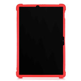 Samsung Galaxy Tab S7 Plus 12.4" Silicone Case w. Kickstand - Red