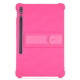 Samsung Galaxy Tab S7 Plus 12.4" Silicone Case w. Kickstand - Pink