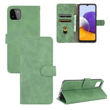 Samsung Galaxy A22 (5G) Soft Leather Wallet Case - Green