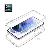 Samsung Galaxy S21 2-in-1 Gradient Flexible Plastic Case - Transparent