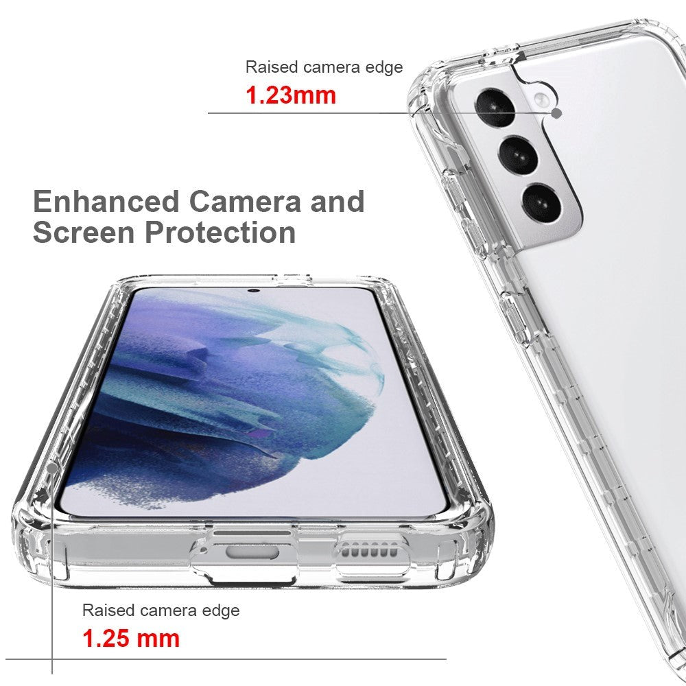 Samsung Galaxy S21 2-in-1 Gradient Flexible Plastic Case - Transparent